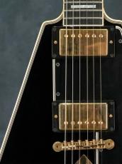 Gibson Custom Shop Flying V Custom Ebony w/Richlite Fingerboard_6