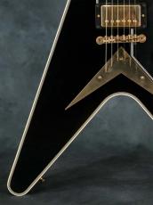 Gibson Custom Shop Flying V Custom Ebony w/Richlite Fingerboard_8
