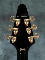 Gibson Custom Shop Flying V Custom Ebony w/Richlite Fingerboard_11