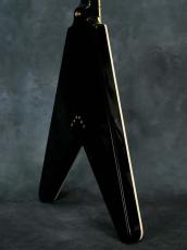 Gibson Custom Shop Flying V Custom Ebony w/Richlite Fingerboard_17