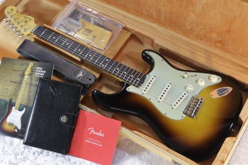 Fender Custom Shop 1960 Stratocaster Journeyman Relic Wide Fade 2-Color Sunburst #CZ578761【3.46kg】