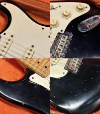 Fender Stratocaster 1956 Body/1958 Neck Refinish Black/Maple【3.40kg】_3