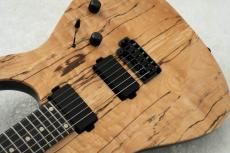 TOM ANDERSON Angel w/Selected Spalted Maple Top -Natural with Binging-_5