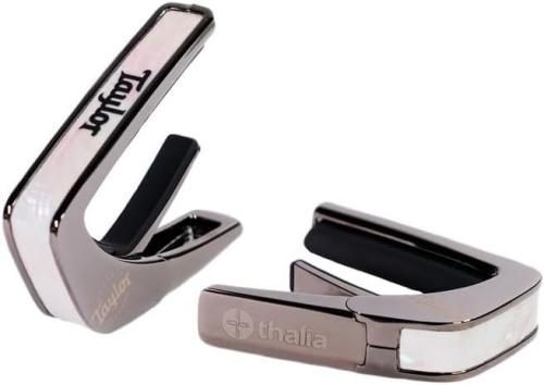 Thalia Capo TAYLOR MOTHER OF PEARL LOGO Black Chrome【タリアカポ】【カポタスト】