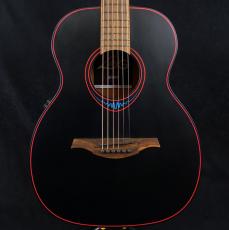 LAG Guitars TBW1TE Travel Satin Smart Guitar Black Satin