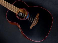 LAG Guitars TBW1TE Travel Satin Smart Guitar Black Satin_3