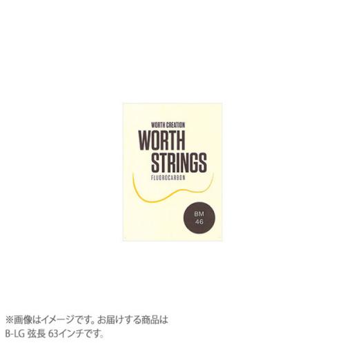 Worth B-LG ウクレレ弦 ブラウンフロロカーボン Low-G単品 バラ弦 1本