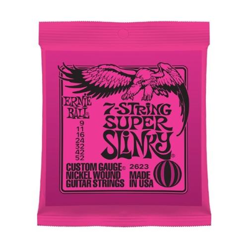 ERNIE BALL 2623 09-52 7-STRING スーパースリンキー7弦エレキギター弦