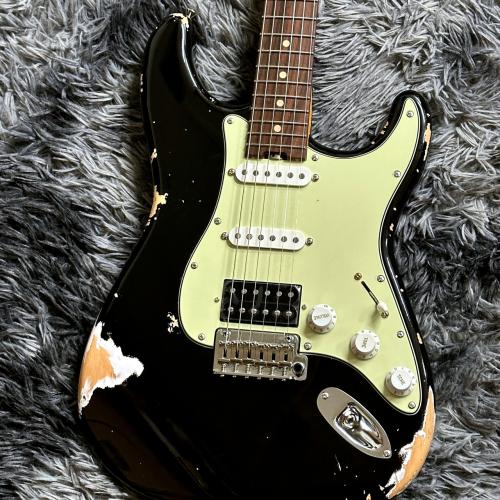infinite Trad Fullsize ST Solid Black w/Heavy Aged【特価】【国産ハイエンド】