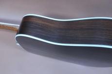 Morris TF-79K TS/ Limited Model・Solid Spruce Top・Solid Rosewood Side and Back・Vertical Logo・Abalone Hexagons Fingerboard Inlay・Body Abalone Trim and Rosette・Ebony Fingerboard and Bridge・Original Black Pick g_4