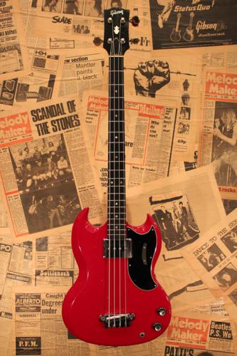Gibson 1965 EB-0 "Original Cardinal Red Finish"