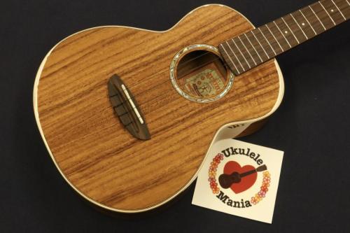 aNueNue aNN-AAA3 Solid Acacia Gloss Tenor with Paua Shell Rosette Ukulele #5600