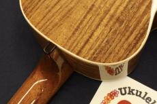 aNueNue aNN-AAA3 Solid Acacia Gloss Tenor with Paua Shell Rosette Ukulele #5600_7