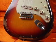 Fender Custom Shop Michael Landau Signature 1968 Stratocaster Round-Laminated Rosewood ~Bleached 3-Color Sunburst~_8