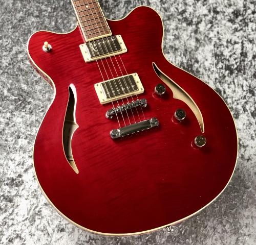 Hofner HCT-VTH-SP "Verythin" Transparent Red