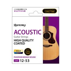 HISTORY AH1253PC アコースティックギター弦 .012-.053 ライト 【コーティング弦】