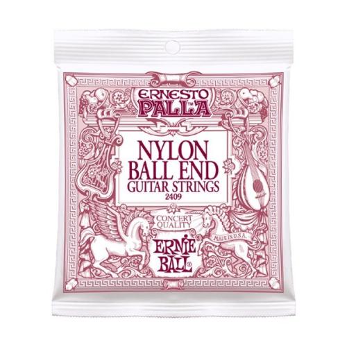 ERNIE BALL 2409 80/20ブロンズ ブラックナイロン ミディアムテンション ボールエンドクラシックギター/アコースティッ