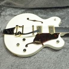 Gretsch G6609TG Players Edition Broadkaster Center Block DC Bigsby USA Full'Tron Vintage Whiteite_6