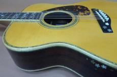 Tetsuzo Shiga (志賀鉄三)  YK-100 TM-Style Custom / Solid Sitka Spruce Top・Solid Cocobolo Side and Back・Ebony Fingerboard and Bridge・000-45 Style Abalone Trim and 桜吹雪 Fingerboard and Body Inlay・本鼈甲 Pick guard【With Boblen  Hard _13