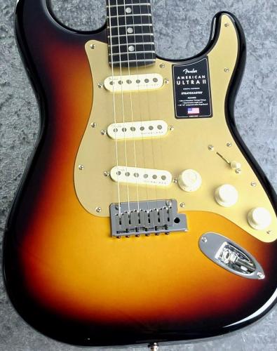 Fender American Ultra II Stratocaster Ebony / Ultraburst [#US240026687][3.82kg]