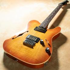 infinite Trad Fullsize T Hollow Mahogany Earl Grey Tea Burst Light Aged w/ Curtis Novak_7