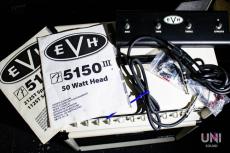 EVH 5150 III 50W 6L6 Head Ivory w/ EVH-112ST Cabinet & Foot Switch_11