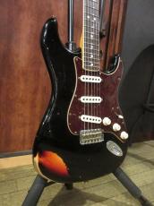 Fender Custom Shop 2017 NAMM LTD 1967 Stratocaster Aged Black over 3TSB Relic_2