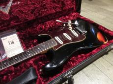Fender Custom Shop 2017 NAMM LTD 1967 Stratocaster Aged Black over 3TSB Relic_9
