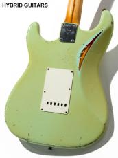 Fender Custom Shop MBS Wildwood 10 1957 Stratocaster Heavy Relic Faded Surf Green Over 3TSB Multi Layer Master Built by John Cruz 2014_2