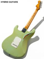 Fender Custom Shop MBS Wildwood 10 1957 Stratocaster Heavy Relic Faded Surf Green Over 3TSB Multi Layer Master Built by John Cruz 2014_4