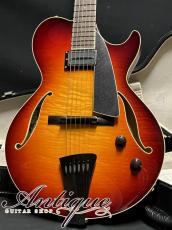 Collings Eastside Jazz LC Deluxe 2019 Dark Cherry Sunburst/Premium Figured Maple 2.36kg EX+++ "Optional Spec"_2
