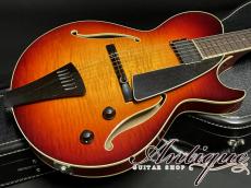 Collings Eastside Jazz LC Deluxe 2019 Dark Cherry Sunburst/Premium Figured Maple 2.36kg EX+++ "Optional Spec"_4