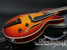 Collings Eastside Jazz LC Deluxe 2019 Dark Cherry Sunburst/Premium Figured Maple 2.36kg EX+++ "Optional Spec"_6