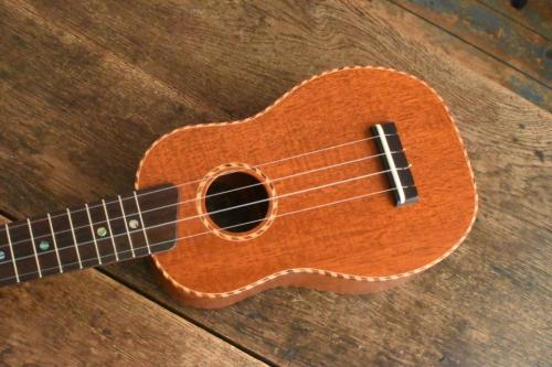 Craft Musica Soprano "Bonnie" Curly Mahogany