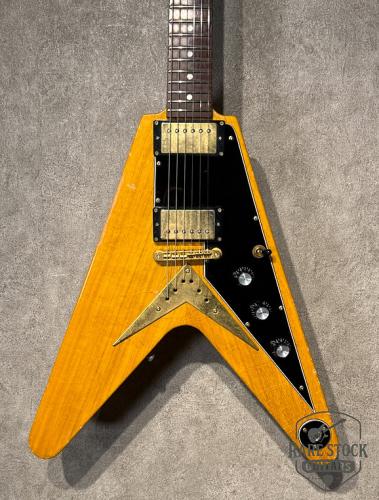 unknown No brand Custom Made Korina Flying V