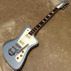 Baum Guitars Wingman with Tremolo, Skyline Blue_2