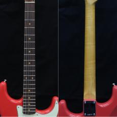 Fender Limited Edition American Vintage II 1961 Stratocaster 3A Flame Maple Neck Fiesta Red_4