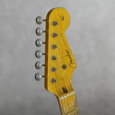Fender Custom Shop MBS 1954 Stratocaster Heavy Relic 2 Color Sunburst Built by Dennis Galuszka_9