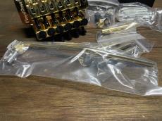 Floyd Rose FRT300 Original Series Tremolo System, Gold R2Nat_5