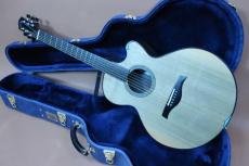 Water Road Guitars Deep Arte Custom Alaska Blue Spruce Bog Oak(BC3,000) / Solid Alaska Blue Spruce Top・Solid Bog Oak(BC3,000) Side and Back・Turquoise Rosette・Bog Oak Fingerboard and Bridge・Clear Pick guard【With Original