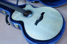 Water Road Guitars Deep Arte Custom Alaska Blue Spruce Bog Oak(BC3,000) / Solid Alaska Blue Spruce Top・Solid Bog Oak(BC3,000) Side and Back・Turquoise Rosette・Bog Oak Fingerboard and Bridge・Clear Pick guard【With Original_3