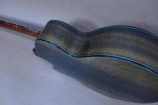 Water Road Guitars Deep Arte Custom Alaska Blue Spruce Bog Oak(BC3,000) / Solid Alaska Blue Spruce Top・Solid Bog Oak(BC3,000) Side and Back・Turquoise Rosette・Bog Oak Fingerboard and Bridge・Clear Pick guard【With Original_4