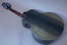 Water Road Guitars Deep Arte Custom Alaska Blue Spruce Bog Oak(BC3,000) / Solid Alaska Blue Spruce Top・Solid Bog Oak(BC3,000) Side and Back・Turquoise Rosette・Bog Oak Fingerboard and Bridge・Clear Pick guard【With Original_6