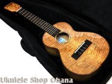 KIDA UkuleleWorks コンサート マスターグレードハワイアンカーリーマンゴー #156_5