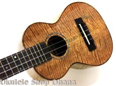 KIDA UkuleleWorks コンサート マスターグレードハワイアンカーリーマンゴー #156_6