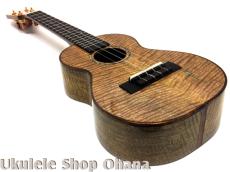 KIDA UkuleleWorks コンサート マスターグレードハワイアンカーリーマンゴー #156_8