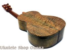 KIDA UkuleleWorks コンサート マスターグレードハワイアンカーリーマンゴー #156_9