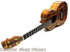 KIDA UkuleleWorks テナー4弦 AAAハワイアンカーリーコア サイドホール仕様 #161_12
