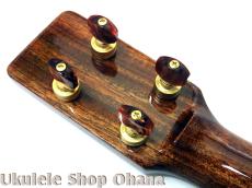 KIDA UkuleleWorks テナー4弦 AAAハワイアンカーリーコア サイドホール仕様 #161_14