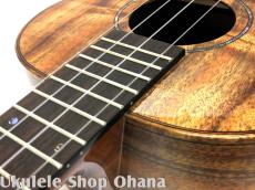 KIDA UkuleleWorks テナー4弦 AAAハワイアンカーリーコア サイドホール仕様 #161_15